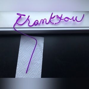 🍹Thank you twirly straw